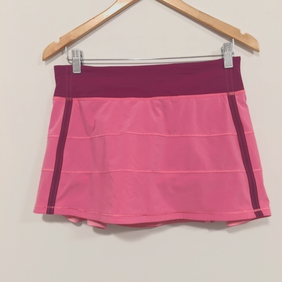 Lululemon Pace Rival Skirt II Pink Paradise/Regal Plum 6 - Picture 10 of 16